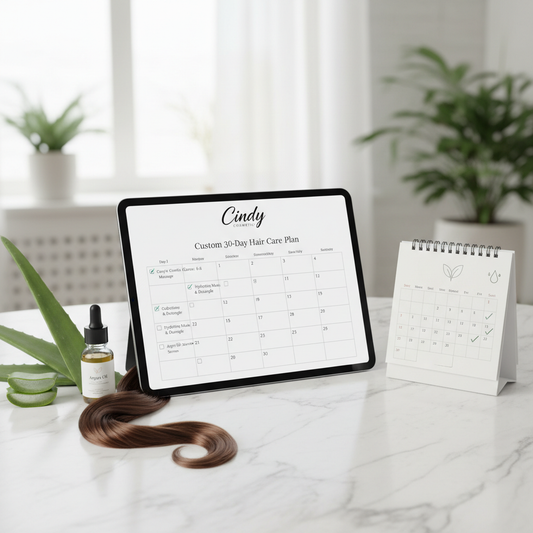 Custom 30-Day Hair Care Routine Plan - Cindy cosmetics